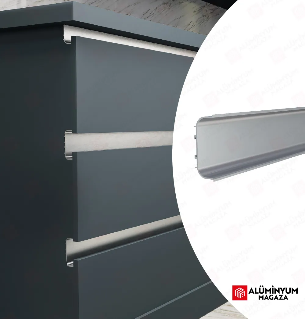 alüminyum gizli U kulp 