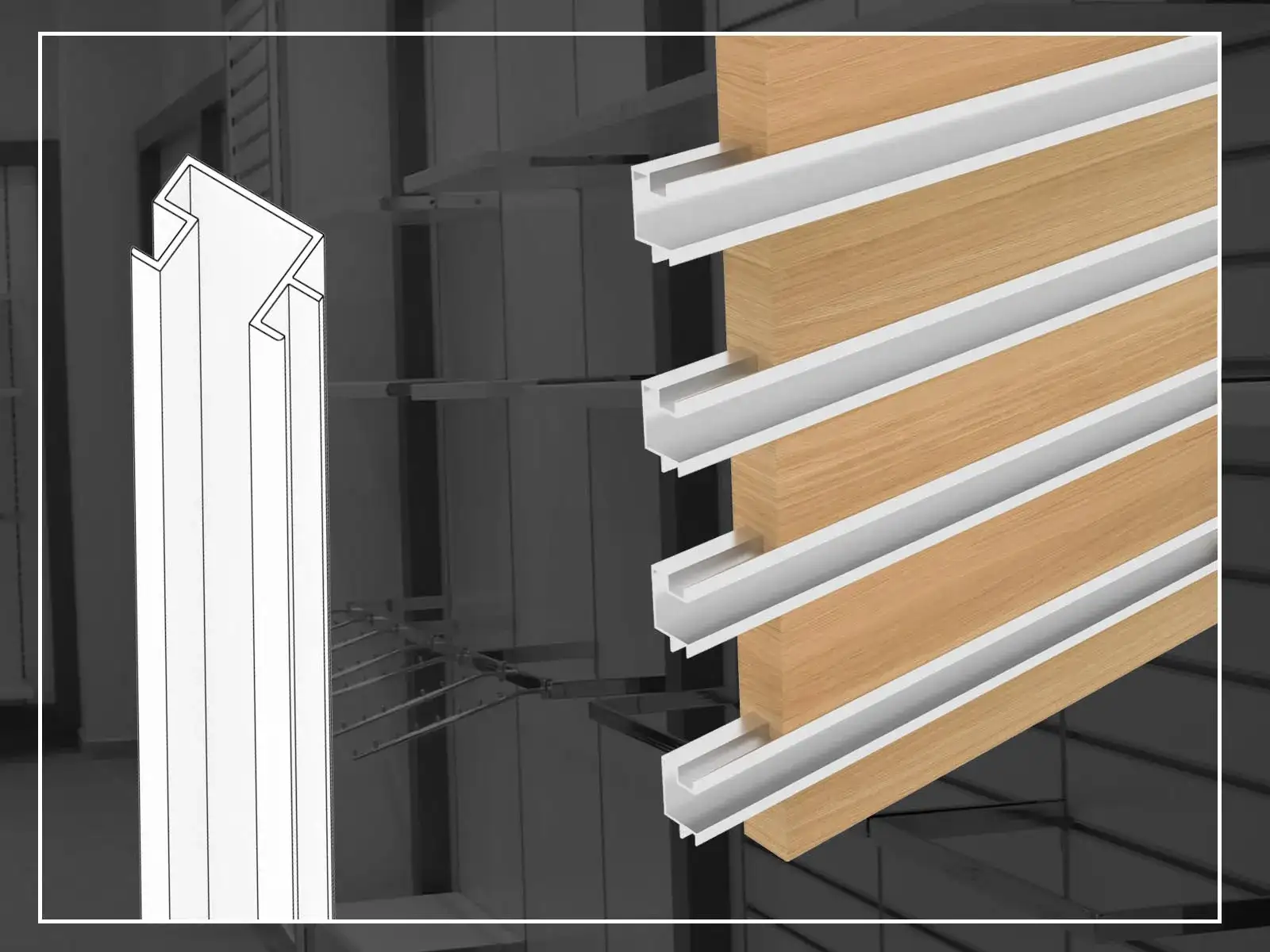 Tek Kanal Pano Raf Alüminyum Pres