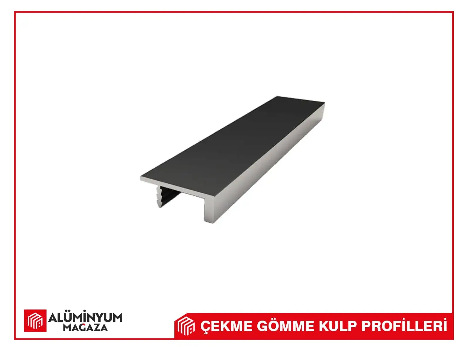 ALM 4029 F Tipi Gömme Entegre Kulp Profil